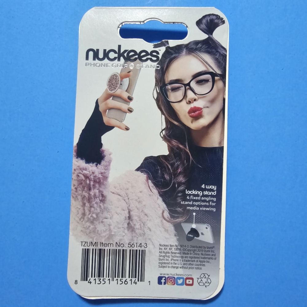 Nuckees Phone Grip & Stand - UNICORN DREAMS (BLACK) - Picture 3 of 4